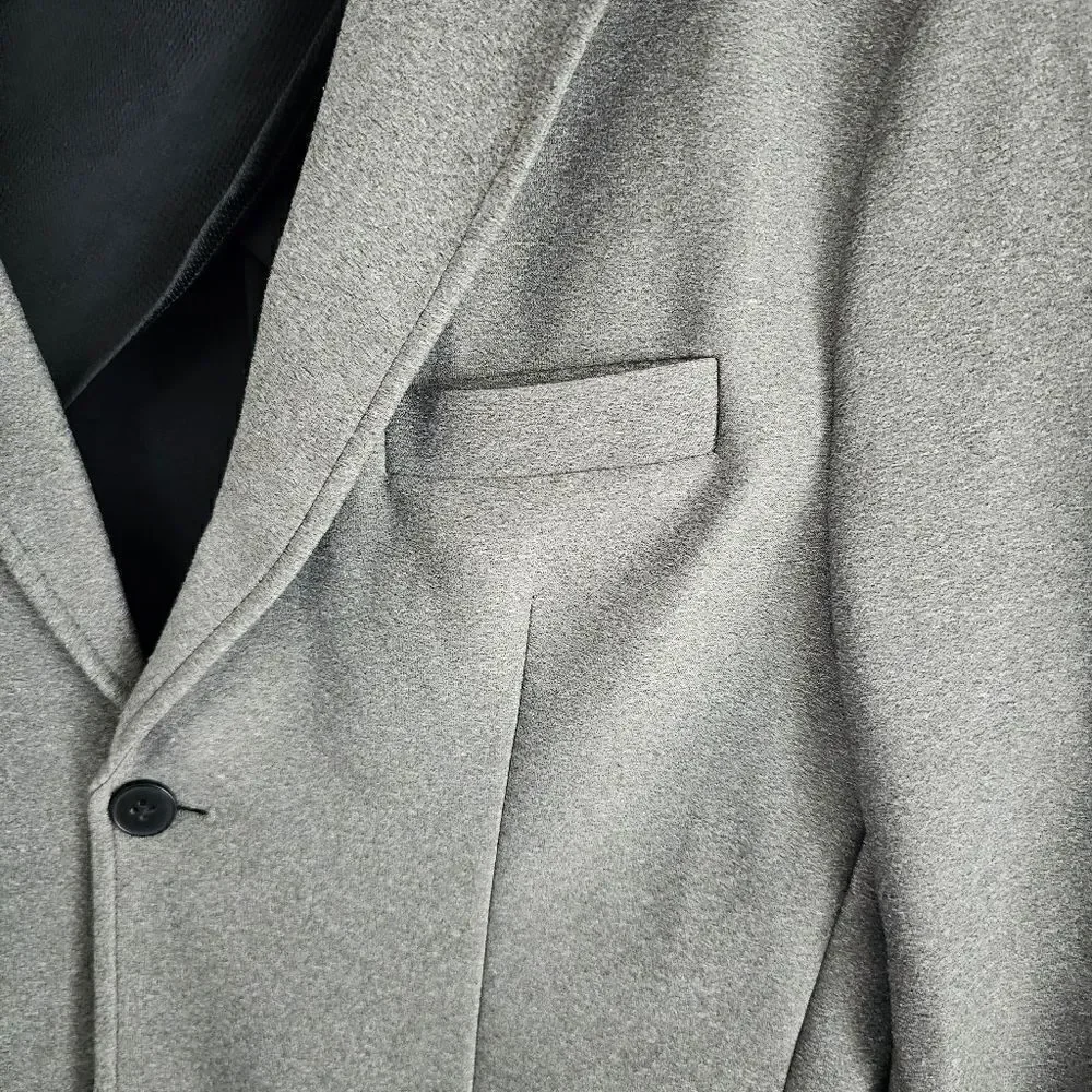 Kenneth Cole Blazer Jacket Sport Coat Men's S Heather Grey Two Button Dresswear